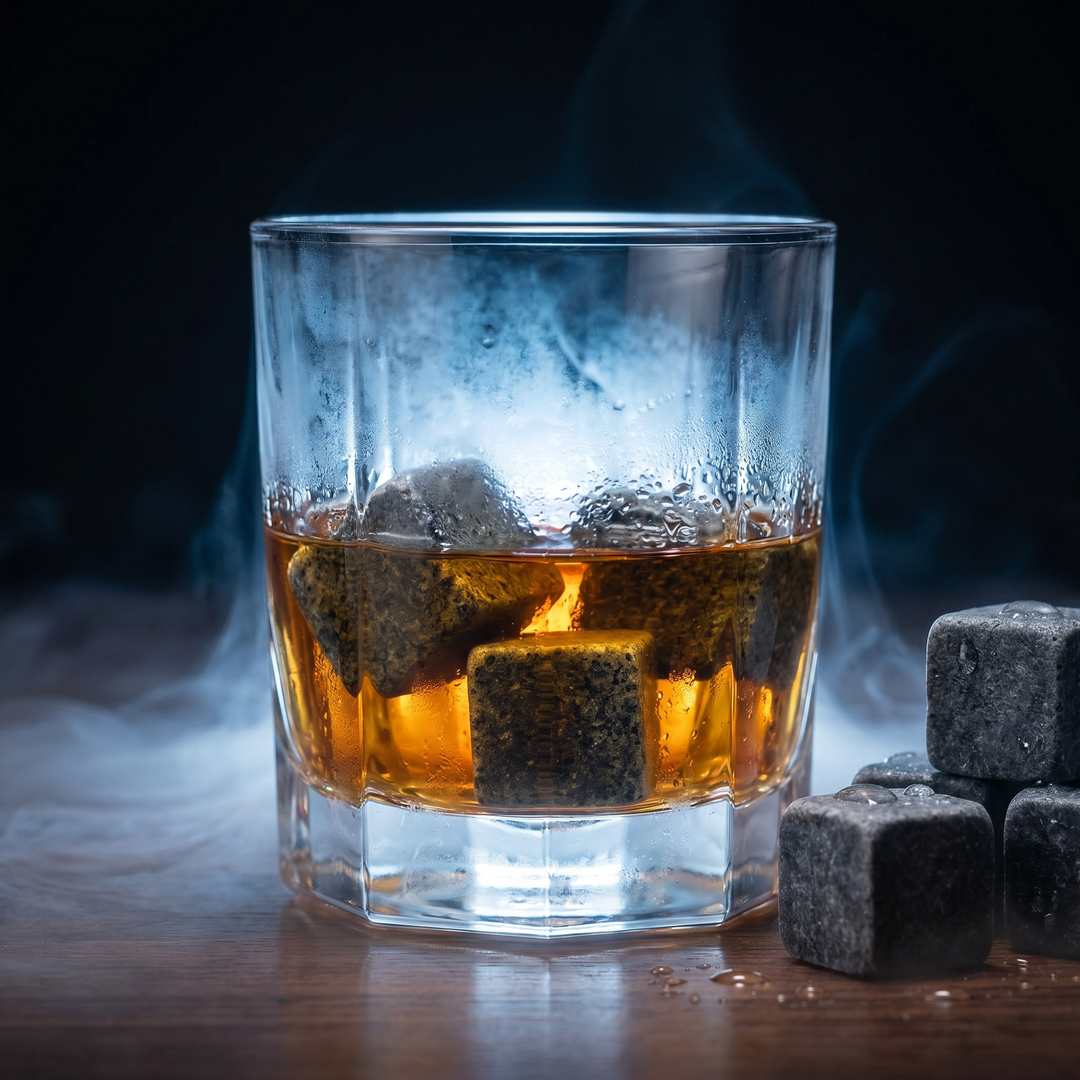 Premium Whisky Stones, Set of 9